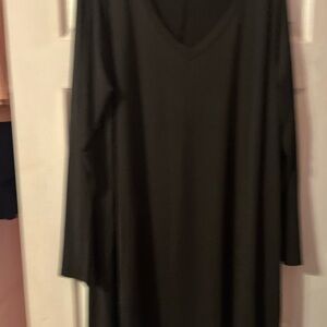 Sew In Love Black V-Neck Dress